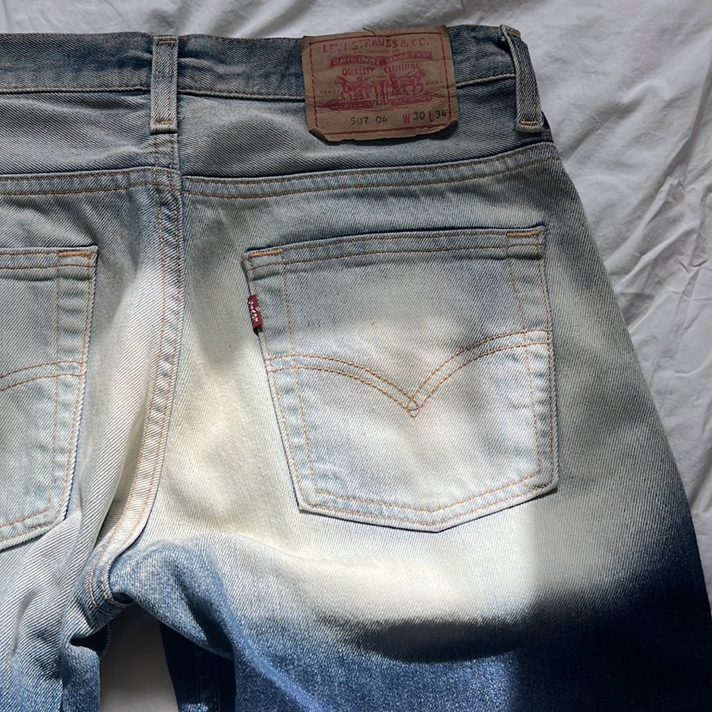 Acid wash Levi’s 507 jeans